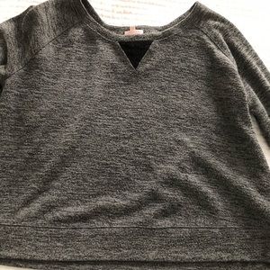 Victoria secret cropped sweater with lace detail